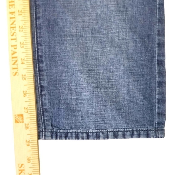 ZZEGNA- Ermenegildo Zegna- Mens 37.5” x 29” Straight Blue Denim Jeans - Picture 9 of 12